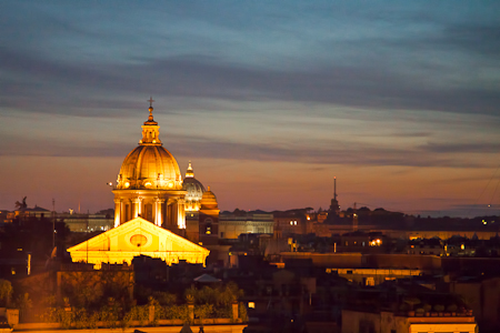 Evening View atop the Spanish Steps  20110514-_MG_5565-Edit